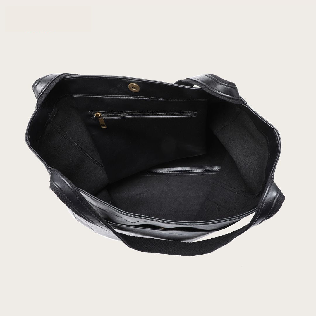 Levy - Leather Shoulder Bag-Charlottemode